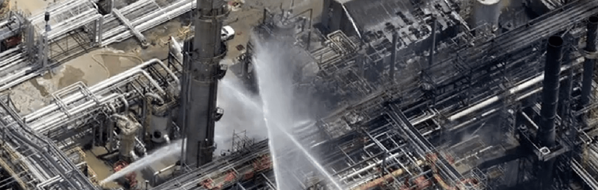 Putting out Geismar fire